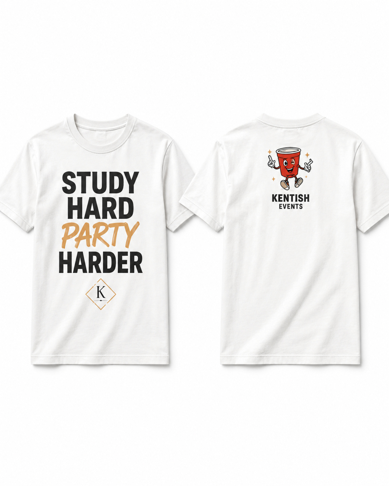 Study Hard Party Harder Tee